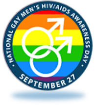 Logo of Gay Men's HIV/AIDS Awareness Day