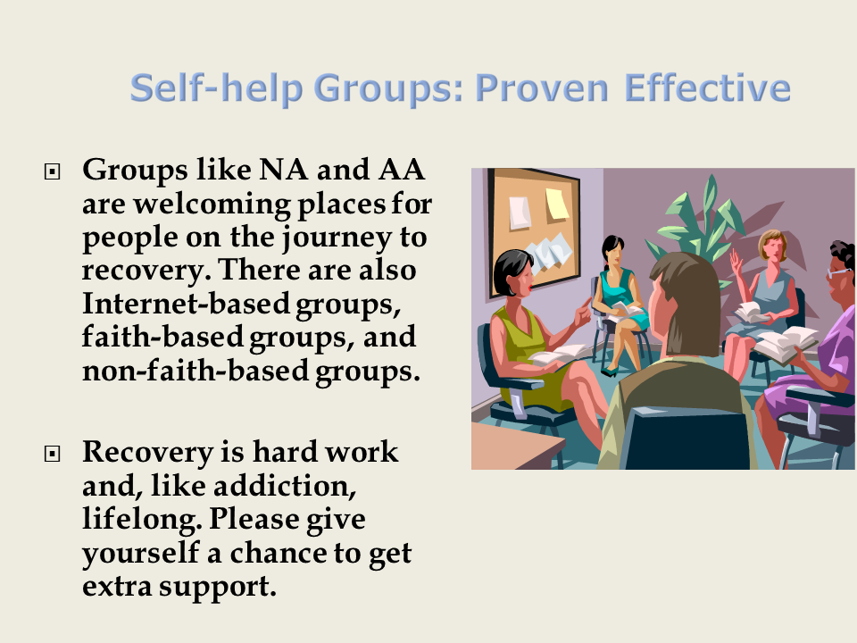 Self-help Groups: Proven Effective