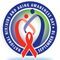 Logo: National HIV Aging Awareness