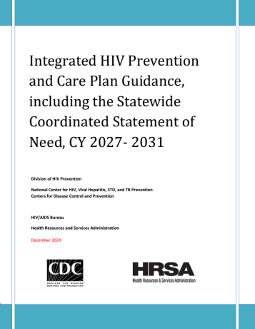 CDC/HRSA Integrated Plan Guidance 2027-2031 Cover
